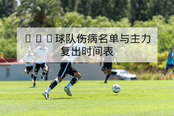 CBA球队伤病名单与主力复出时间表